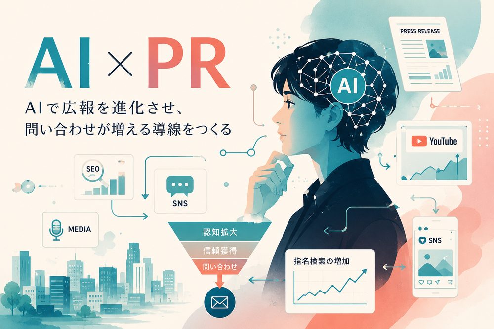 AI×PRで問い合わせを増やす方法｜広告費を“使って終わり”にしない広報戦略
